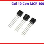 Gói 10 Con MCR100-6 TO92, Thyristor Silicon Controlled Rectifier Dùng Trong Thiết Bị Điện Tử Và Tự Động Hóa, linh kiện máy hàn.