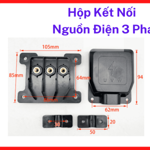 Hộp Kết Nối Nguồn Điện 3 Pha, Hộp Đấu Dây Điện Công Nghiệp Cho Máy Hàn Inverter, Máy Cắt Plasma Và Thiết Bị Sử Dụng Điện Áp 380V