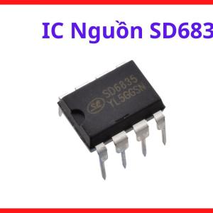 IC SD6835 chân cắm DIP8 loại tốt, bộ vi mạch quản lý năng lượng nguồn xung hạ áp dòng tải tĩnh thấp, linh kiện bán dẫn thay thế cho bo mạch máy hàn công nghiệp, chip nguồn tám chân ứng dụng mạch so sánh điện áp bảo vệ hệ thống, linh kiện máy hàn.