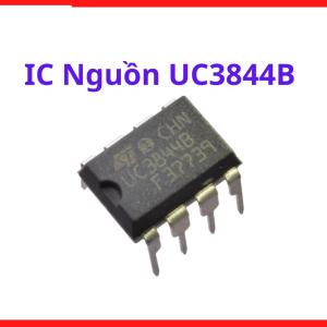 IC nguồn UC3844B chân cắm DIP8 chất lượng cao, vi mạch quản lý năng lượng nguồn đơn giới hạn duty cycle, linh kiện sửa chữa bo mạch máy hàn điện tử, chip nguồn xung xử lý tín hiệu bảo vệ quá tải, linh kiện bán dẫn dải nhiệt rộng, linh kiện máy hàn.