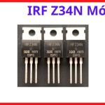 MOSFET IRFZ34N Mới 100%, Linh Kiện Công Suất Cho Điều Khiển Motor DC, Bộ Điều Khiển PWM, Nguồn Chuyển Mạch, Thiết Bị Điện Tử Công Nghiệp, linh kiện máy hàn