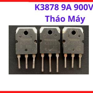 MOSFET K3878 9A 900V Tháo Máy, 2SK3878 Toshiba Chính Hãng, Linh Kiện Công Suất Cao Áp Cho Máy Hàn Inverter, Nguồn Xung SMPS, UPS Và Bộ Chuyển Đổi Điện Năng