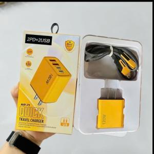 Sạc Nhanh 120W Đa Cổng – Bộ Sạc PD 4 Cổng, Sạc Laptop, iPhone, Android, iPad, Máy Tính Bảng Nhanh Gấp 3