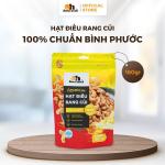 Hạt Điều Rang Củi 160g Oh! Smile Nuts, hạt điều rang củi thơm giòn, giữ nguyên dưỡng chất & vị béo, snack lành mạnh thích hợp mọi lúc — từ văn phòng tới dã ngoại