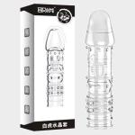 Bao cao su đôn dên Aichao silicon mềm mại, tăng kích thước 1-2cm, gân gai nổi bi kích thích điểm G, an toàn tuyệt đối, giúp nam giới tự tin hơn trong mỗi cuộc yêu và tạo trải nghiệm thăng hoa bùng nổ cho cặp đôi