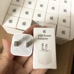 Bộ sạc iPhone 5W chính hãng Apple, cốc sạc vuông 5V-1A full hộp, hỗ trợ sạc nhanh ổn định, bảo vệ pin, tương thích mọi dòng iPhone, iPad mini, sạc êm và bền bỉ, nhỏ gọn tiện mang theo