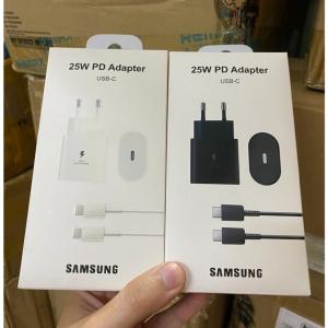 Bộ Sạc Nhanh 25W Samsung Zin Linh Kiện, Củ Sạc Siêu Nhanh Chính Hãng Chuẩn PD 3.0, Cáp Type C to Type C Zin Gốc, Sạc Tốc Độ Cao Cho Galaxy S21 S22 S23 Ultra A70 A80 A90 Note10 Plus, Bảo Hành 3 Tháng