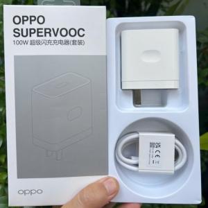 Bộ sạc nhanh SUPER VOOC OPPO 100W VCBAJACH, hỗ trợ sạc siêu tốc 10A, đầu ra Type A to Type C, tương thích đa thiết bị, tự động nhận dòng, bảo vệ pin, công nghệ SuperVOOC 3.0, sạc an toàn ổn định cho OPPO, Realme, OnePlus