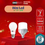 Bóng Đèn LED BIGSUN Chui E27, Công Suất 5W-50W, Ánh Sáng Siêu Sáng 450-4500LM, Tiết Kiệm Điện, Tuổi Thọ Cao, Thân Nhôm Đúc Chống Nhiệt, Phù Hợp Chiếu Sáng Nhà, Văn Phòng, Kho Xưởng, Quán Ăn, Cửa Hàng