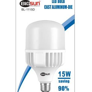 Bóng Đèn LED -15W Trụ BIGSUN, Siêu Tiết Kiệm Điện, Siêu Sáng 450-4500LM, Công Suất 5W Đến 50W, Chui E27, Tuổi Thọ 20.000 Giờ, Thân Nhôm Đúc Chống Nóng, Ánh Sáng Ổn Định, Chiếu Sáng Mọi Không Gian Hiệu Quả