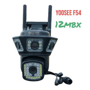 Khám Phá Camera 12MP Yoosee F54 WiFi 4 Ống Kính 3 Mắt Có Màu, Độ Phân Giải 3MP Mỗi Mắt Siêu Nét, Ống Kính Cố Định Mở Rộng Tầm Nhìn 3 Khung Hình, Xoay PTZ 355°/90° Điều Khiển Từ Xa App Yoosee, LED Trắng 15m Xóa Sổ Bóng Tối Ban Đêm Màu Sắc
