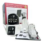 Camera 4G Yoosee LP7 2 Mắt Solar Năng Lượng 1080P, Pin Lithium 10.000mAh Siêu Bền Tự Sạc Tấm Pin Mặt Trời 5W, Kết Nối SIM 4G Toàn Cầu Không Cần WiFi, Hồng Ngoại 10m Ban Đêm Màu Sắc, Phát Hiện Chuyển Động PIR Thông Minh Gửi Cảnh Báo App Yoosee