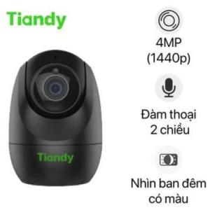 Camera giám sát WiFi Tiandy H620 4MP Fullcolor, chất lượng hình ảnh sắc nét, quan sát ban đêm có màu, xoay linh hoạt 360°, tích hợp mic loa, hỗ trợ lưu trữ đám mây, bảo vệ an ninh toàn diện