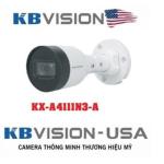 Camera IP KBVISION KX-A4111N3-A 4MP PoE Thân Kim Loại Ngoài Trời, Cảm Biến Sony NIR 1/2.7″ 2560x1440@25/30fps Siêu Nét, Ống Kính 3.6mm Góc Rộng 88°, Hồng Ngoại Thông Minh 30m, Tích Hợp Micro Thu Âm, Chống Ngược Sáng WDR 120dB