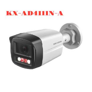 Camera KBVISION KX-AD4111N-A 4MP IP Thân PoE – Vũ Khí An Ninh Viral Ánh Sáng Kép, 2560x1440@30fps Siêu Sắc Nét, Góc Nhìn 78° Từ 3.6mm Lens, Ánh Sáng Kép 30m Có Màu Tự Bật, Micro Thu Âm Rõ Nét, Phát Hiện Con Người AI
