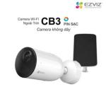 Camera ngoài trời EZVIZ CS-CB3 2MP WiFi Pin & Solar, góc nhìn rộng 128°, chuẩn IP weatherproof, cảnh báo chuyển động thông minh, lựa chọn tối ưu cho sân vườn, ban công, nhà kho – bảo vệ tài sản với chỉ một thiết bị gọn nhẹ.