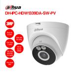 Camera Wifi Dahua DH-IPC-HDW1339DA-SW-PV 3MP Siêu Nét, AI Phát Hiện Người Xe Thông Minh, Tầm Nhìn Đêm Màu Sắc 30m, Đàm Thoại Hai Chiều Cảnh Báo Ngay Lập Tức, Kết Nối WiFi Ổn Định Bluetooth P2P, Chống Nước IP67 Hoàn Hảo Ngoài Trời, Lưu Trữ Thẻ Nhớ 256