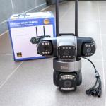 Camera WiFi Hieasy W616-Pro 28MP 4 Mắt 4 Khung Hình Full HD Siêu Sắc, Kết Hợp 4 Ống Kính Góc Rộng 95° Quan Sát Toàn Cảnh Xoay PTZ 355°/90° Qua App Hieasy, Ban Đêm Có Màu 12m LED Trắng + Hồng Ngoại Thông Minh, Đàm Thoại Hai Chiều Rõ Ràng