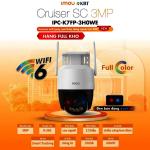 Camera WiFi IMOU IPC-K7FP-3H0WE ngoài trời 3MP 3K UHD, xoay 355°/90° toàn cảnh, kết nối WiFi 6 ổn định, cảnh báo AI nhận diện người, chế độ ban đêm màu sắc sống động — giải pháp an ninh thông minh cho gia đình và doanh nghiệp.