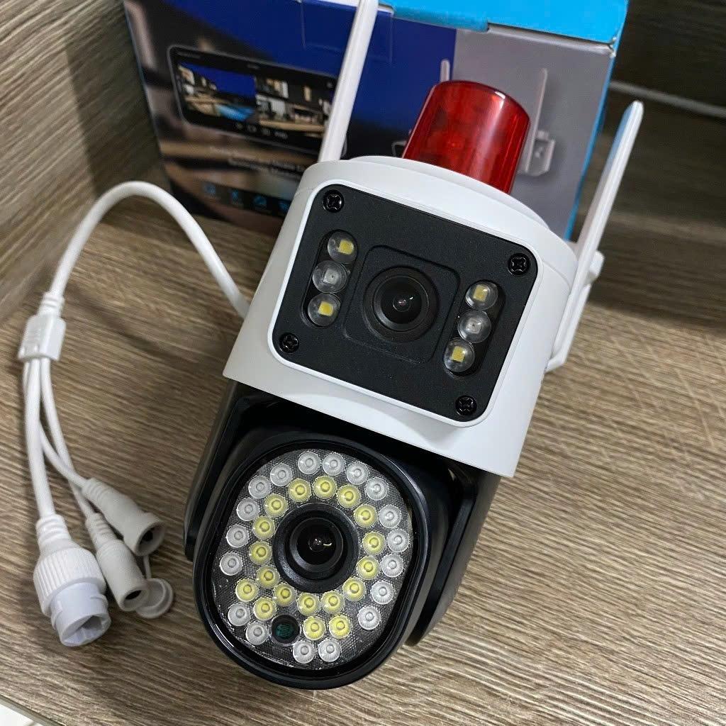 Camera Yoosee Q44BD WiFi 6MP 2 Mắt – Vũ Khí An Ninh Viral Có Màu, 6MP@30fps Siêu Sắc Nét, Góc Nhìn Rộng Từ Ống Kính Đôi, 20m LED Trắng Tự Chuyển, Mic Thu Âm Xa Tích Hợp Hai Chiều, Chuyển Định Nhanh PTZ 360°/120° Phát Hiện Chuyển Động