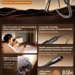 Cáp chuyển Lightning sang tai nghe 3.5mm Remax C22, dây bện 48 trục, vỏ hợp kim nhôm, công nghệ ép phun, chiều dài 0.12m, tuổi thọ 5000 lần cắm rút, thiết kế nhỏ gọn, tiện lợi, mang lại âm thanh trung thực cho iPhone