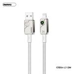 Cáp Remax RC-C32 3A, USB ra Lightning, dây dài 1.2m, hỗ trợ sạc nhanh 15W, chất liệu hợp kim kẽm + nhôm, vỏ định hình chống rối, truyền dữ liệu tốc độ cao, tuổi thọ 5000 lần cắm rút, giải pháp toàn diện cho iPhone và iPad