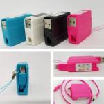 Cáp sạc Lightning dây rút – thiết kế gọn gàng, chống rối, hỗ trợ truyền dữ liệu & sạc cho iPhone / iPad