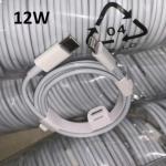 Cáp Sạc Nhanh Apple 12W Type-C to Lightning, dây dài 1.2m, chuyên dụng cho iPhone, iPad, AirPods, hỗ trợ sạc nhanh 12W, truyền dữ liệu tốc độ cao, chất liệu bền bỉ PVC, thiết kế chắc chắn chống gãy rối, tiện lợi khi di chuyển và sử dụng lâu dài.