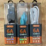 Cáp Sạc Nhanh BYZ X97DP/X97m/i/t 6A 20W, dây dù siêu bền dài 1.2m, hỗ trợ USB ra Micro/Type-C/Lightning, sạc nhanh PD an toàn đầy 65% trong 30 phút, thiết kế ép phun hai màu chống gãy, 4 màu trẻ trung trắng, hồng, xanh, đen, tương thích đa thiết bị