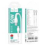 Cáp Sạc Nhanh Hoco X37 USB Lightning, 2 đầu Type-C và Micro, công suất 60W, hỗ trợ sạc nhanh 27W, 3.0A và 2.4A, chất liệu TPE bền chắc, lõi đồng 126 sợi, trọng lượng nhẹ 10g, chiều dài 1m, tỷ lệ đầu ra 98%, tăng tốc sạc 30%, chính hãng OEM Hoco