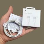 Cáp sạc nhanh iPhone 15 60W, 2 đầu Type-C Zin 1:1 full hộp, hỗ trợ USB-C, dây bọc vải bện siêu bền, nhựa TPE mềm dẻo chống đứt gãy, truyền dữ liệu ổn định, thiết kế sang trọng, tiện lợi mang theo