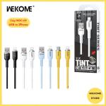 Cáp Sạc Nhanh Wekome WDC-09i USB ra Lightning, tốc độ truyền dữ liệu 480Mbps, công nghệ chip thông minh chống cháy nổ, độ bền cao, chiều dài 1.2m, màu sắc đa dạng, an toàn tuyệt đối cho iPhone và iPad