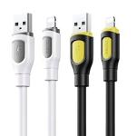 Cáp Sạc Remax RC-C113 USB Ra Lightning, Type-C, Micro 2.4A tốc độ cao, truyền dữ liệu 480Mbps, chiều dài 1.2m, màu đen trắng, bền bỉ, tiện lợi, tối ưu cho iPhone, Android, thiết bị di động, hỗ trợ sạc nhanh và an toàn