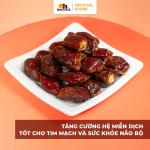 Chà Là Khô Không Cành Deglet Nour 500g, phiên bản không cành tiện sử dụng, hộp 500g thiết kế đẹp mắt, món quà tặng sang trọng dịp Tết và lễ hội, giúp người nhận cảm nhận vị ngọt tự nhiên, thêm khoáng chất, sức khỏe và yêu thươn