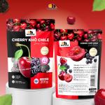 Cherry Khô Chile Oh Smile Nuts, Túi Zip 200g, snack trái cây nhập khẩu mềm dẻo tự nhiên, giàu vitamin & chất xơ, ăn vặt lành mạnh thay kẹo nhiều đường – bổ sung đề kháng & tốt cho sức khỏe mỗi ngày