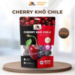 Cherry Khô Chile Oh Smile Nuts, Túi Zip 200g, snack trái cây nhập khẩu mềm dẻo tự nhiên, giàu vitamin & chất xơ, ăn vặt lành mạnh thay kẹo nhiều đường – bổ sung đề kháng & tốt cho sức khỏe mỗi ngày