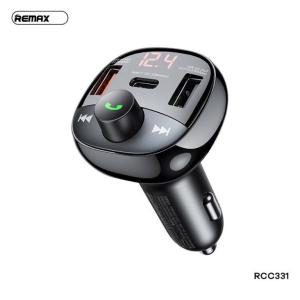 Cốc Sạc Ô Tô Remax RCC331 Sạc Nhanh 54.5W, hỗ trợ 3 thiết bị cùng lúc, có FM transmitter, micro đàm thoại, đọc thẻ TF, hiển thị điện áp kỹ thuật số, tương thích đa dạng dòng xe, vật liệu cao cấp chống quá nhiệt, bền bỉ.