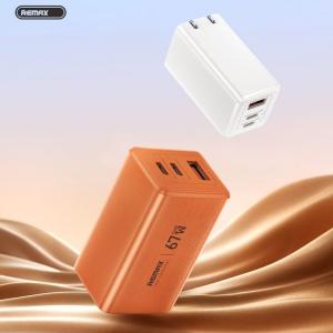 Cốc Sạc Remax CA02-ACC67W GaN 67W, Hỗ Trợ PD PPS QC, 3 Cổng Type-C & USB Sạc Nhanh Cùng Lúc Cho Điện Thoại Laptop iPad, Tự Động Nhận Dạng Dòng Sạc, Thiết Kế Họa Tiết Da Hermes Sang Trọng, Siêu Nhỏ Gọn