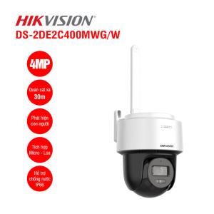 DS-2DE2C400MWG/W Hikvision PT IP66, nhựa cao cấp chịu -30°C vẫn êm ru, LED trắng 30m màu sắc chân thực, BLC bù sáng thông minh, AWB tự cân bằng trắng, camera chịu thời tiết hikvision, camera hồng ngoại led trắng
