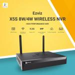 EZVIZ CS-X5S-4W 4 kênh, hỗ trợ camera WiFi hoặc có dây, 2 ăng-ten ngoài, phạm vi WiFi tới 100m, phù hợp lắp đặt cho “camera ngoài trời”, “camera kho hàng”, “camera văn phòng”, nâng cấp hệ thống giám sát ngay hôm nay.