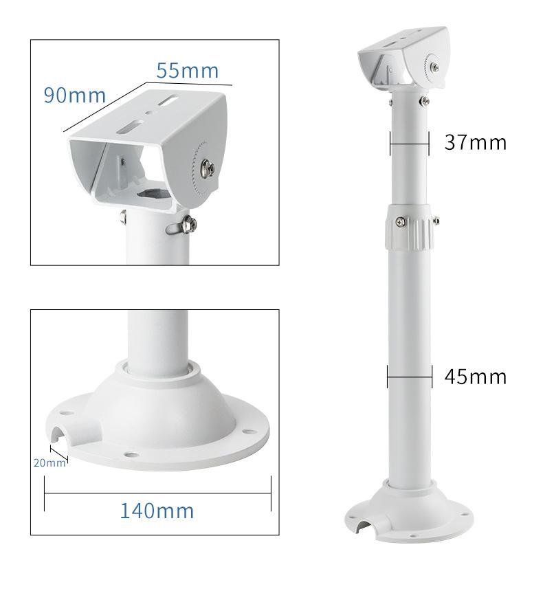 Giá Đỡ Camera Kéo Dài Thả Trần 30-60cm Chính Hãng, Tương Thích Mọi Loại Camera An Ninh IP Wifi Dome Bullet, Điều Chỉnh Chiều Dài Linh Hoạt Góc Quay Rộng Không Bỏ Lỡ Chi Tiết, Lợi Ích Khủng Khiếp Tiết Kiệm Chi Phí Lắp Đặt Một Lần
