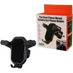 Giá đỡ điện thoại khe máy lạnh ô tô XY-092, chất liệu ABS cao cấp, hoa văn mặt trời sang trọng, kích thước 110x70x105mm, trọng lượng nhẹ 83g, kẹp chắc chắn 55-95mm, phù hợp điện thoại 4.5-6.7 inch, xoay linh hoạt, an toàn tiện lợi khi lái xe