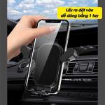 Giá đỡ điện thoại khe máy lạnh ô tô XY-092, chất liệu ABS cao cấp, hoa văn mặt trời sang trọng, kích thước 110x70x105mm, trọng lượng nhẹ 83g, kẹp chắc chắn 55-95mm, phù hợp điện thoại 4.5-6.7 inch, xoay linh hoạt, an toàn tiện lợi khi lái xe