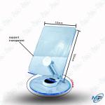 Giá đỡ điện thoại, máy tính bảng S119 trong suốt, chất liệu Acrylic cao cấp, xoay 360° linh hoạt, hỗ trợ thiết bị đến 10.9 inch, thiết kế gập lại tiện lợi, sang trọng, bền chắc, phù hợp học tập, làm việc, xem phim, livestream, giữ thiết bị ổn định và