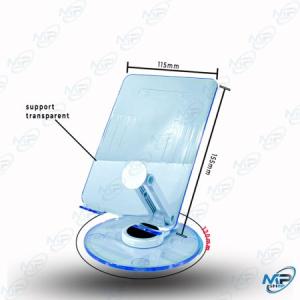 Giá đỡ điện thoại, máy tính bảng S119 trong suốt, chất liệu Acrylic cao cấp, xoay 360° linh hoạt, hỗ trợ thiết bị đến 10.9 inch, thiết kế gập lại tiện lợi, sang trọng, bền chắc, phù hợp học tập, làm việc, xem phim, livestream, giữ thiết bị ổn định và