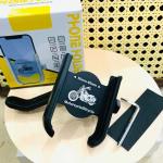 Giá đỡ kẹp điện thoại kim loại xe máy 3312/03-H2, kích thước 50-95mm, gắn được kính trái phải, lớp đệm cao su chống trầy xước, chống shock, chống trơn trượt, bốn góc bấu chắc chắn, phù hợp mọi điện thoại trên thị trường, an toàn tuyệt đối khi lái xe