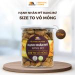 Hạnh nhân Mỹ rang bơ 215g Oh! Smile Nuts, phiên bản snack béo bùi, giữ vỏ dễ tách, không chất bảo quản, phù hợp người ăn kiêng hoặc muốn thay thế snack nhiều đường