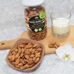 Hạnh nhân Mỹ tách vỏ tươi 500g Oh! Smile Nuts, hạt dinh dưỡng nguyên vị, giàu protein & vitamin E, snack healthy không đường, giữ độ giòn & tươi ngon nhập khẩu chính hãng