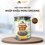 Siêu thực phẩm Hạt Chia Đen Hữu Cơ Oh Smile Nuts 300g, nguồn đạm thực vật không cholesterol, canxi & magie cao, giúp xương chắc khỏe và duy trì năng lượng hàng ngày