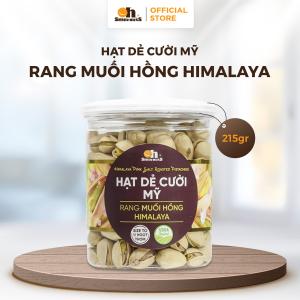 Hạt dẻ cười Mỹ rang muối Hồng Himalaya Smile Nuts 215g, snack hạt nhập khẩu, không tẩy trắng, giàu protein & chất xơ, giữ vỏ dễ tách, vị ngọt tự nhiên, dinh dưỡng cao cho sức khỏe